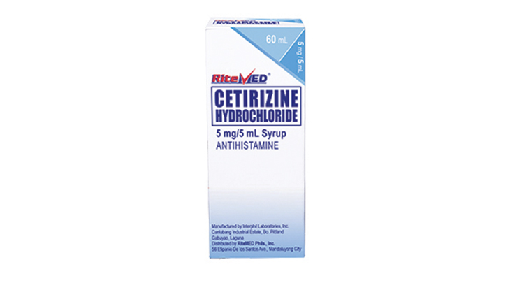 Pediatric Medicines - RiteMED for Kids (OTC) | RM CETIRIZINE 5MG SYRUP