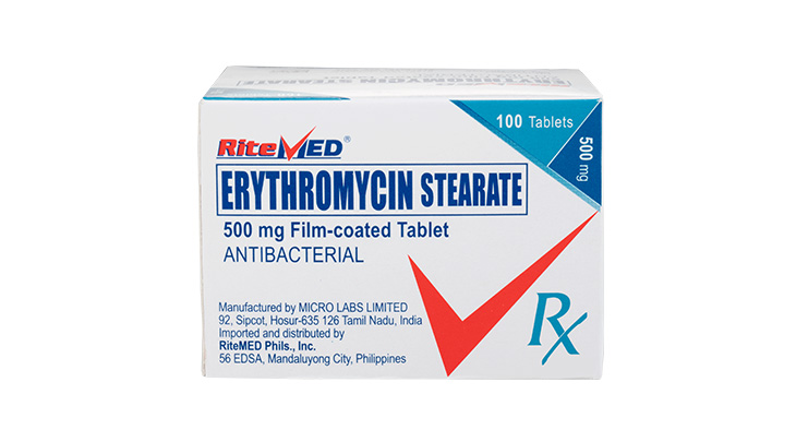 RM ERYTHROMYCIN 500 MG TAB