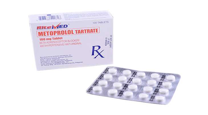 RM METOPROLOL TARTRATE 100 MG TAB