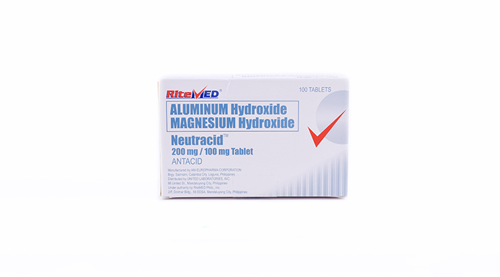 RM NEUTRACID TAB 9+1  (ALUMINUM HYDROXIDE + MAGNESIUM HYDROXIDE)