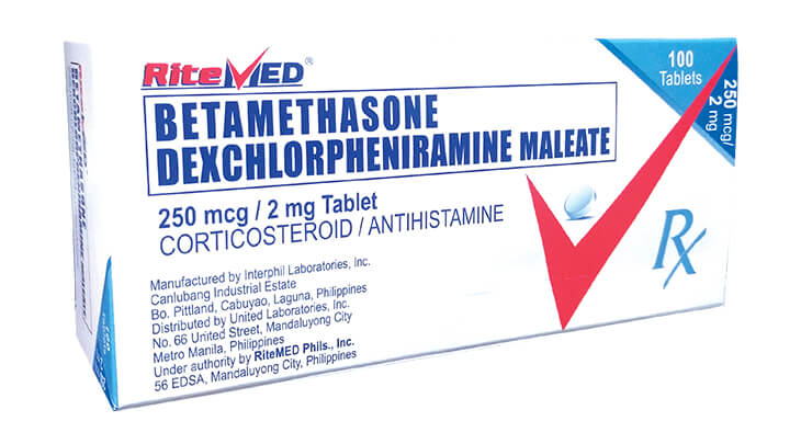 RM BETAMETHASONE 250 MCG/2 MG TABLET