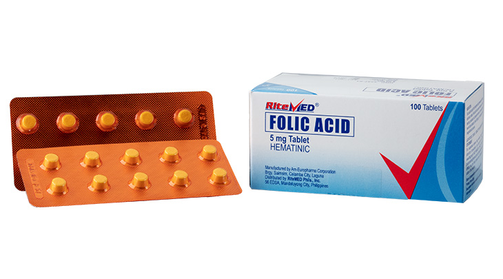 RM FOLIC ACID 5 MG TAB