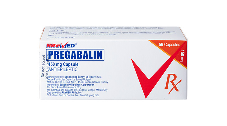 RM PREGABALIN 150 MG CAP 56