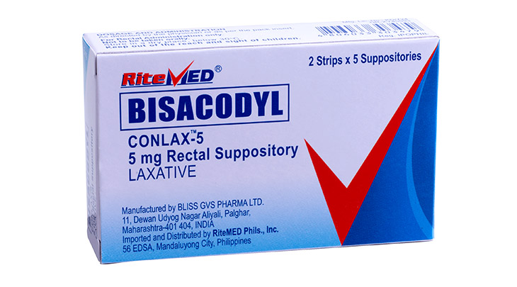 RM BISACODYL 5 MG SUPPOSITORY (CONLAX-5)