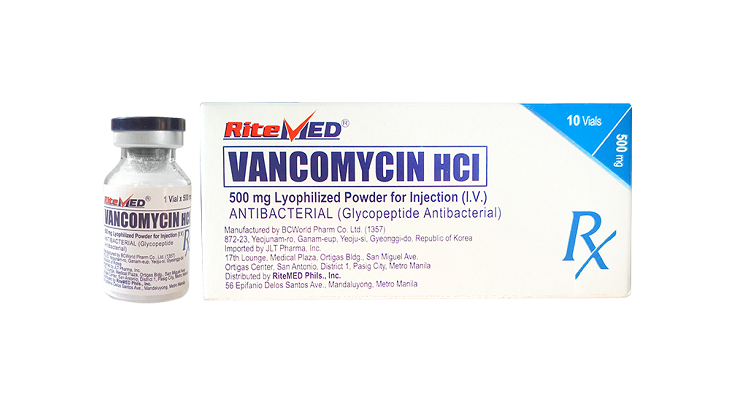 RM VANCOMYCIN 500 MG VIAL