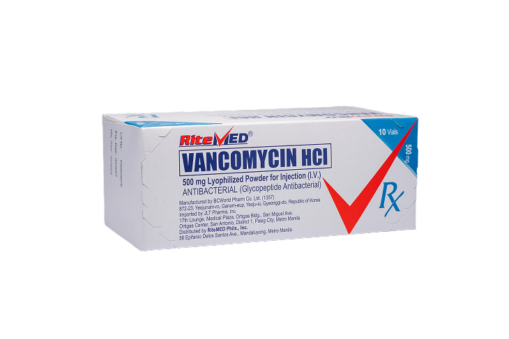 RM VANCOMYCIN 500 MG VIAL